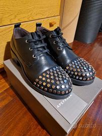scarpe Apepazza n°40 derby brook nere vera pelle