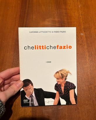 Dvd che litti che fazio nuovo