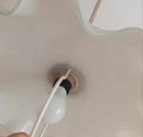 Lampadario Satinato Lavorato 