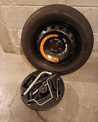 ruotino Fiat Panda 500 Ypsilon 