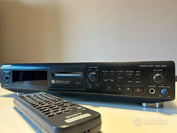 Sony MDS-JE500 MiniDisc Deck PERFETTO da collezion