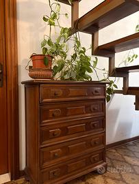 Cassettiera in legno massello