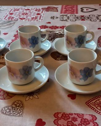 Servizio da caffè porcellana Pozzani