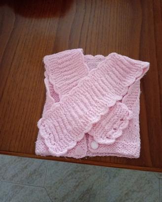 Coprispalle per bimba realizzato a mano