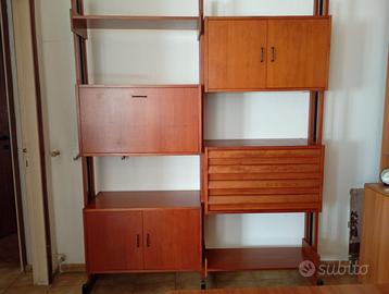 Libreria modulare vintage italiana