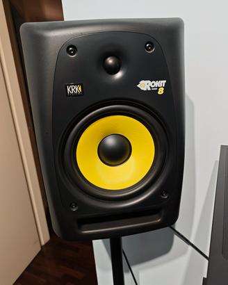 Coppia krk Rokit8 + supporti da pavimento quiklok.