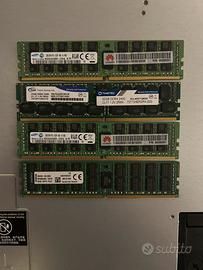 4x 32gb ram DDR4 ECC 128gb totali