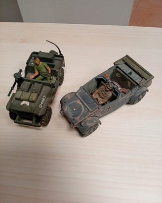 Jeep Willys 1:43 2 autovetture seconda guerra