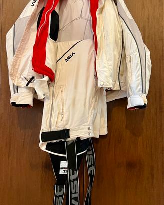 Vist completo da sci guscio + piumino + pantaloni