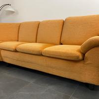 Divano 5 posti arancione