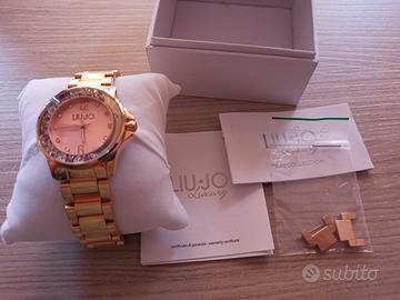 LIU JO Dancing Gold Rose Colored Stones TLJ1004