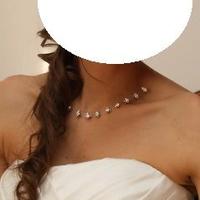 Collana "girocollo" con brillantini