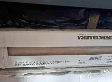 Piastrelle Barrique Almond 15X90 Gres Effetto Legn