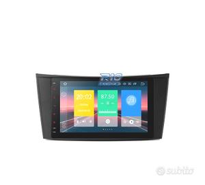 RADIO GPS ANDROID 10 PER MERCEDES CLS E W211 02-08