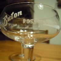 Bicchieri calici cristallo Rosso antico Buton