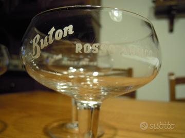 Bicchieri calici cristallo Rosso antico Buton