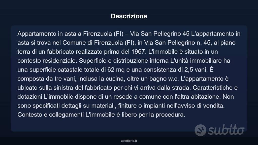 Appartamento – Firenzuola, San Pellegrino - Vista 3
