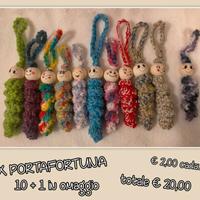 Portafortuna regalino pensierino handmade uncinett