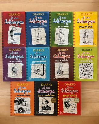 Collezione primi 11 libri “Diario di una schiappa”