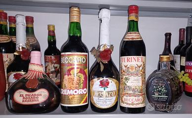 LOTTO 5 BOTTIGLIE VINI/LIQUORI BECCARO ACQUI TERME