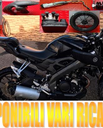 YAMAHA MT 125cc ANNO 2017 x RICAMBI