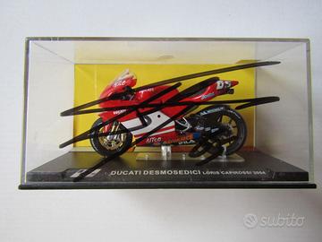 L. Capirossi modellino ducati 1/24 con autografo