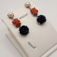 orecchini con corallo