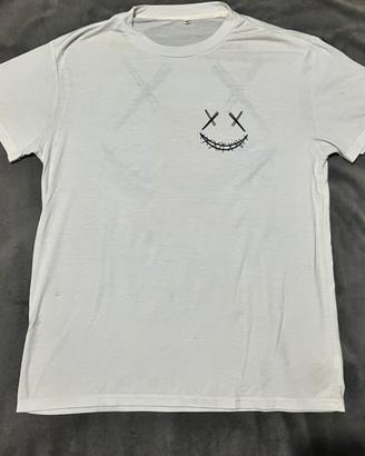 T-shirt bianca SHEIN taglia M con stampa orso