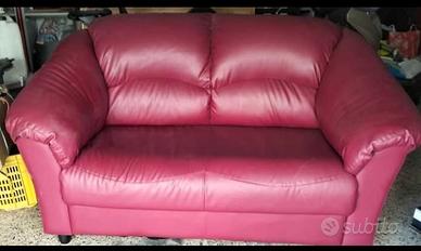 divano in pelle 2 posti 