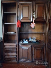 Mobile libreria in noce