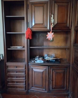 Mobile libreria in noce