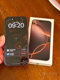 Iphone Apple 16 pro max desert titanium 256 gb