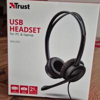 CUFFIE TRUST USB CON MICROFONO