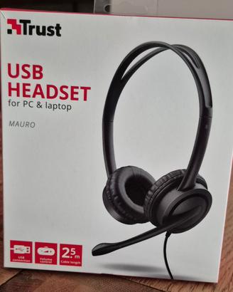 CUFFIE TRUST USB CON MICROFONO