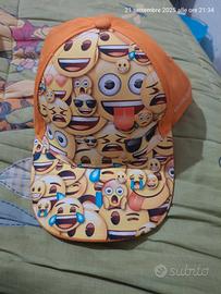 Cappello Bambino Emoji Nuovo Arancione