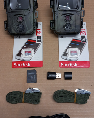 Coppia Fototrappole Fauna Furtive Monitor Ladri