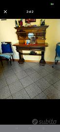 piattaia in legno di noce 