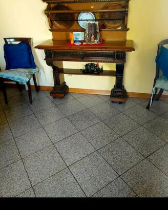 piattaia in legno di noce 