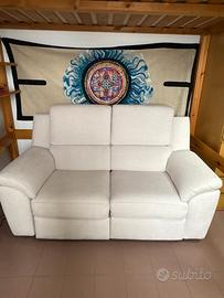 Divano nuovo relax elettrico 2 posti