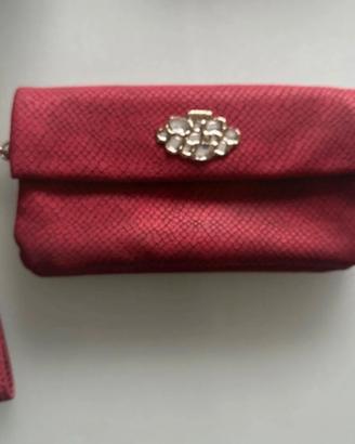 Pochette Liu Jo rossa con strass