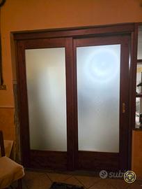 Porta scorrevole legno 