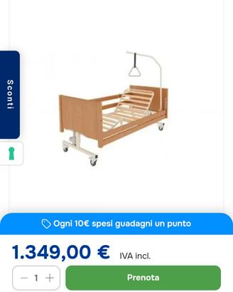 letto motorizzato per disabili