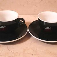 Set 4 Tazze Cappuccino Caffè Vergnano porcellana