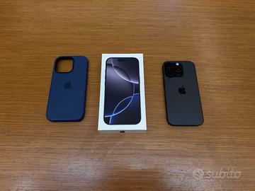 Apple iPhone 16 Pro, 1TB, Titanio Nero Perfetto