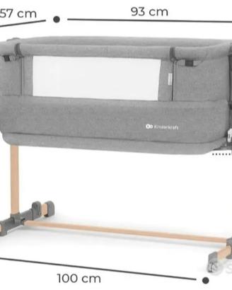 Lettino evolutivo 3 in 1 kinderkraft next to me