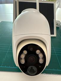 Telecamera 4g con pannello solare