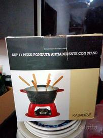 Set fonduta 6 persone con stand