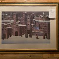 Serigrafia quadro pittore- sculture Tedeschi