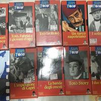 IL GRANDE CINEMA DI TOTò 10 VHS FABRI GUARDIE E L