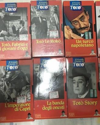 IL GRANDE CINEMA DI TOTò 10 VHS FABRI GUARDIE E L